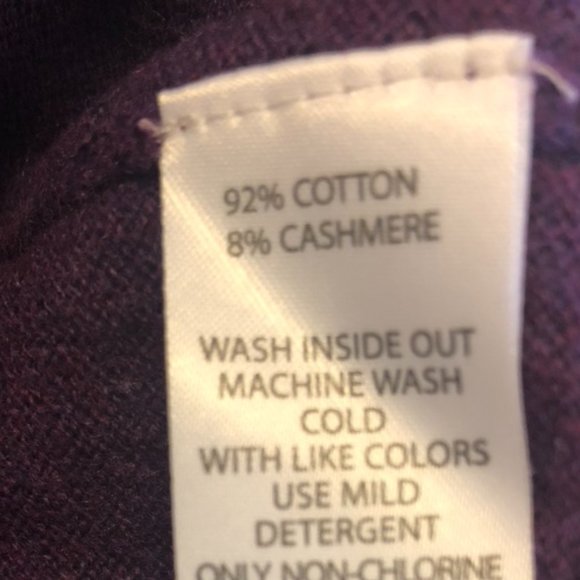 SEBASTIAN COOPER COTTON CASHMERE BLEND SWEATER - Picture 4 of 6